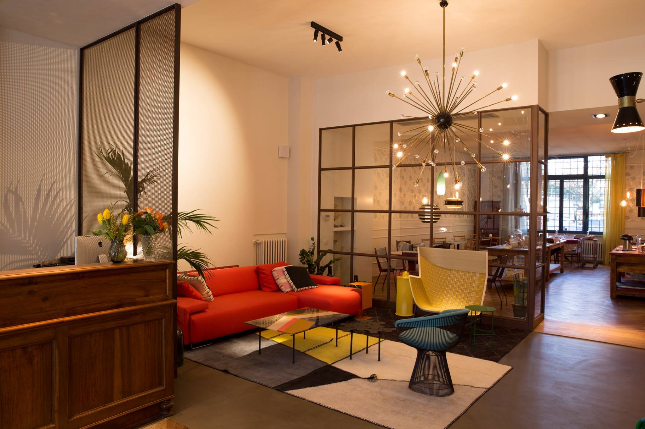 The Trieste boutique hotel in Verona, Italy : lobby