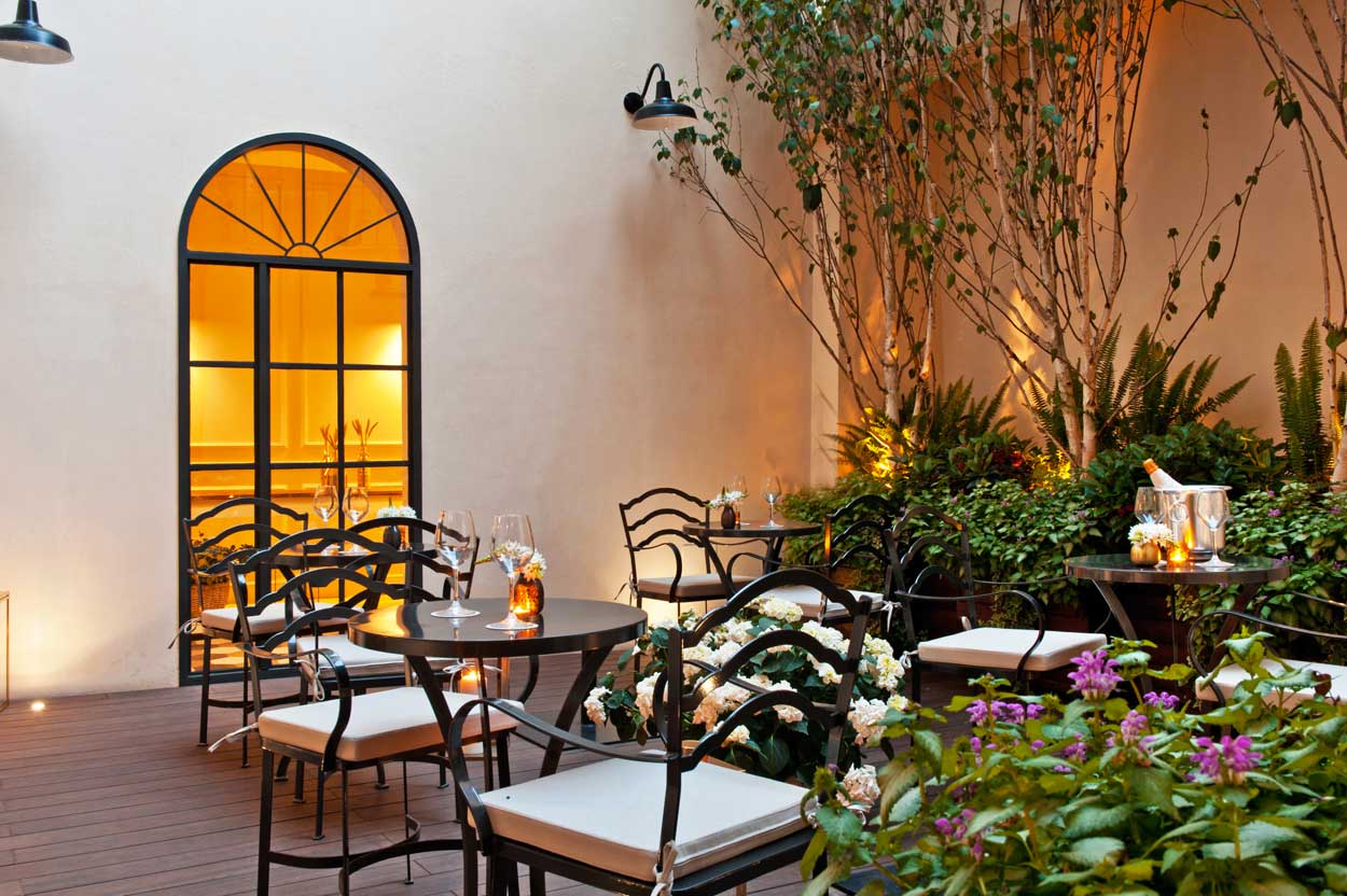 The Fifteen Keys Boutique hotel in Rome : Courtyard